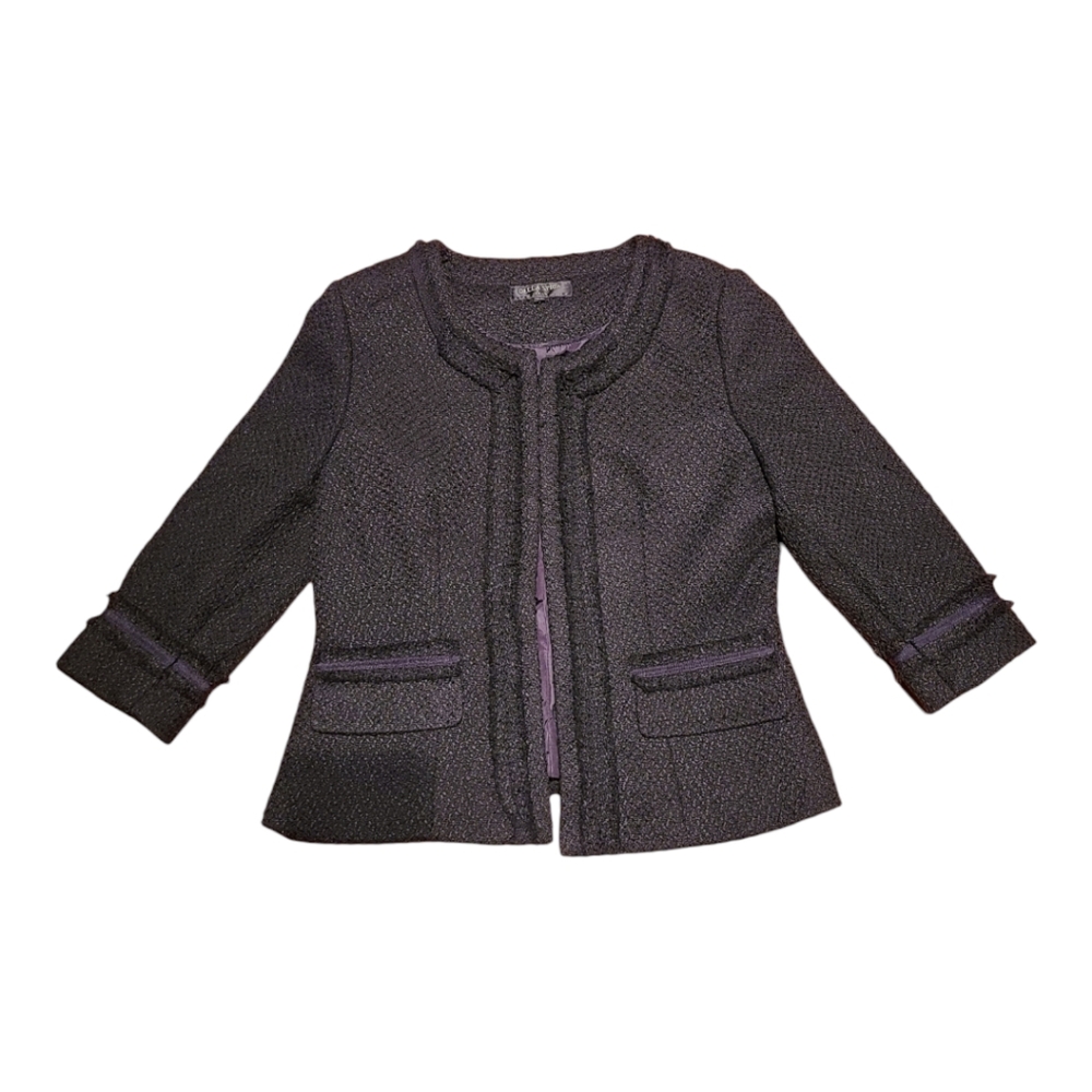 Tweed blazer jacket